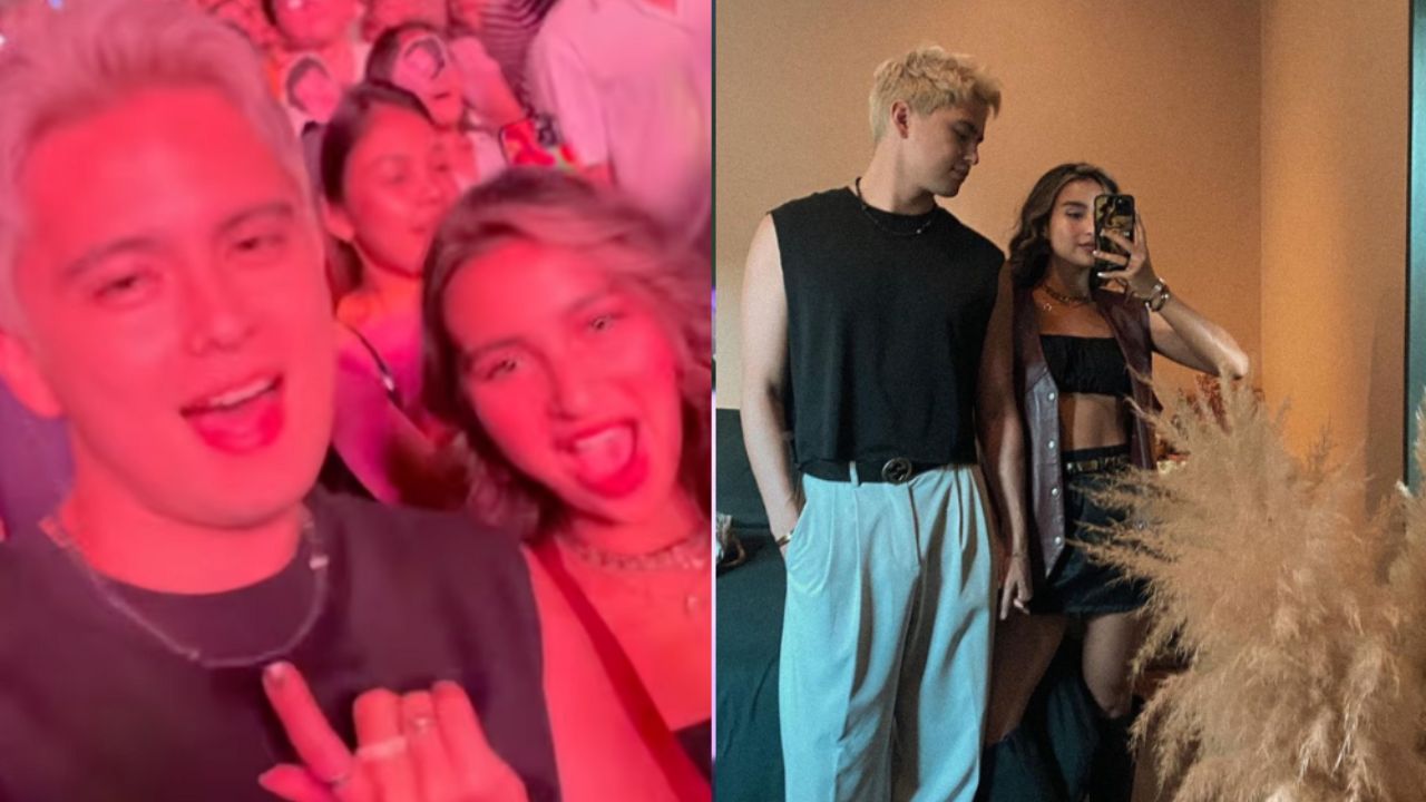 James Reid and his new rumored girlfriend, Issa Pressman, at the Harry Styles concert.