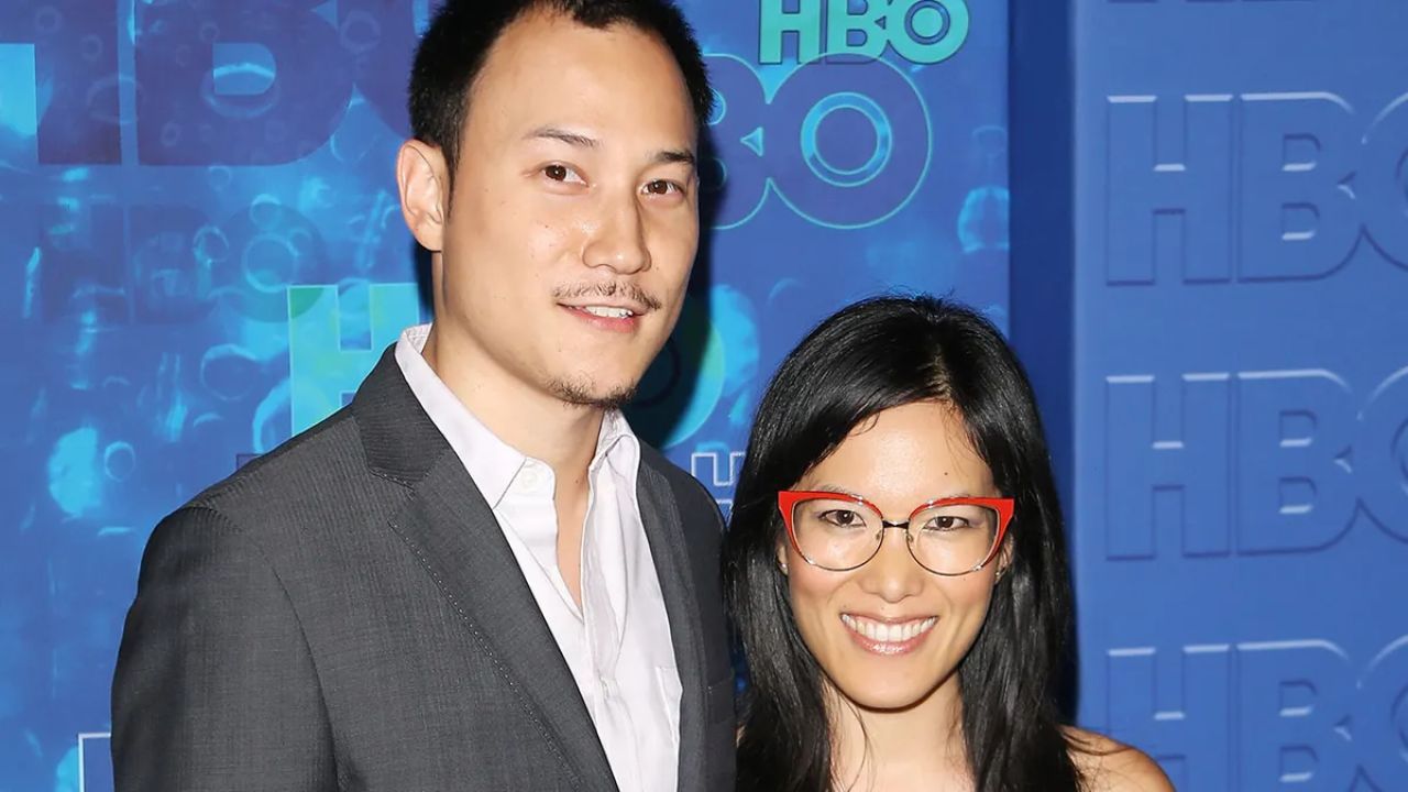 Ali Wong and her ex-husband, Justin Hakuta.