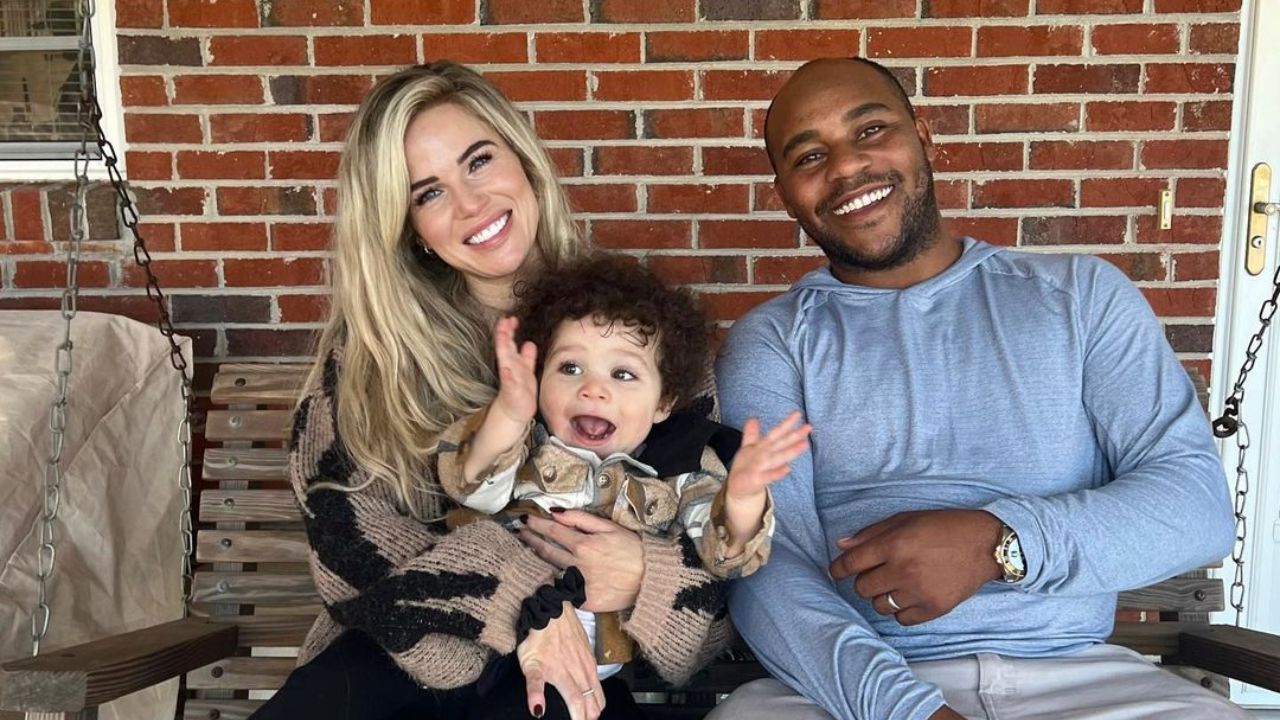 Harold Varner III with his family.