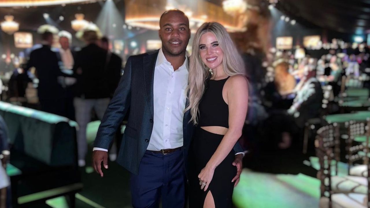 Harold Varner III and his wife, Amanda Singleton.