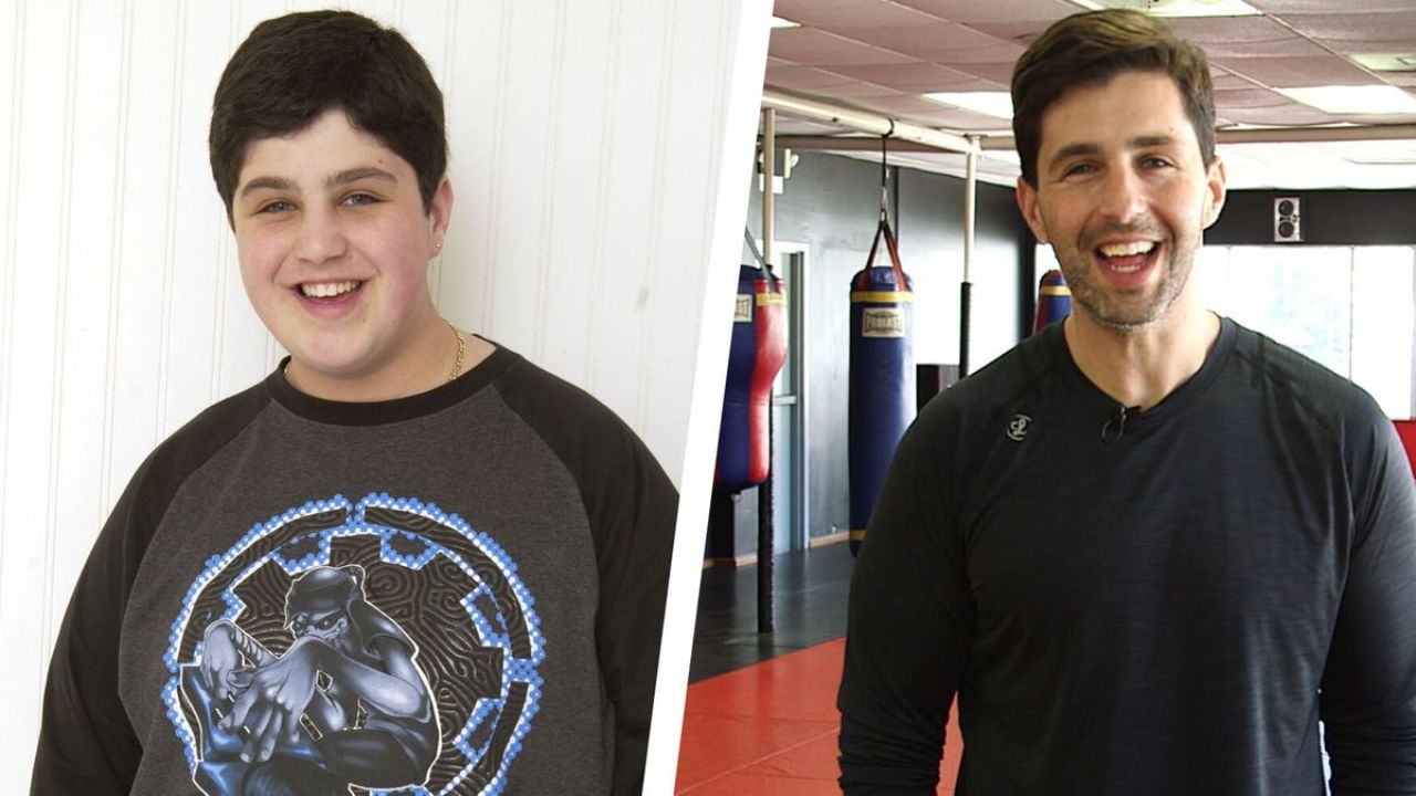 Josh Peck before and after weight loss.