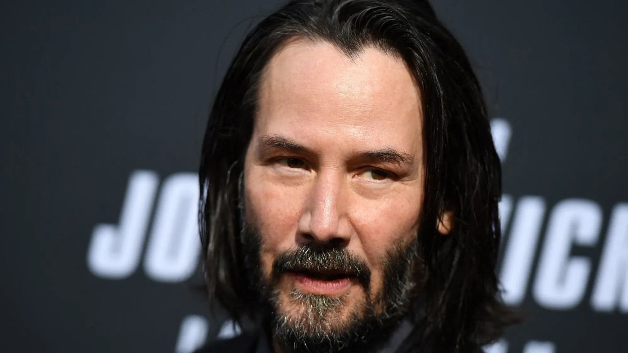 Keanu Reeves at the premiere of John Wick.