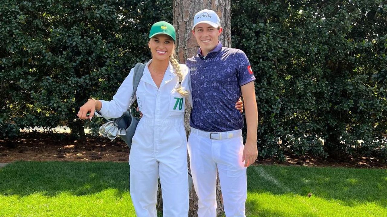 Matthew Fitzpatrick and his girlfriend, Katherine Gaal.