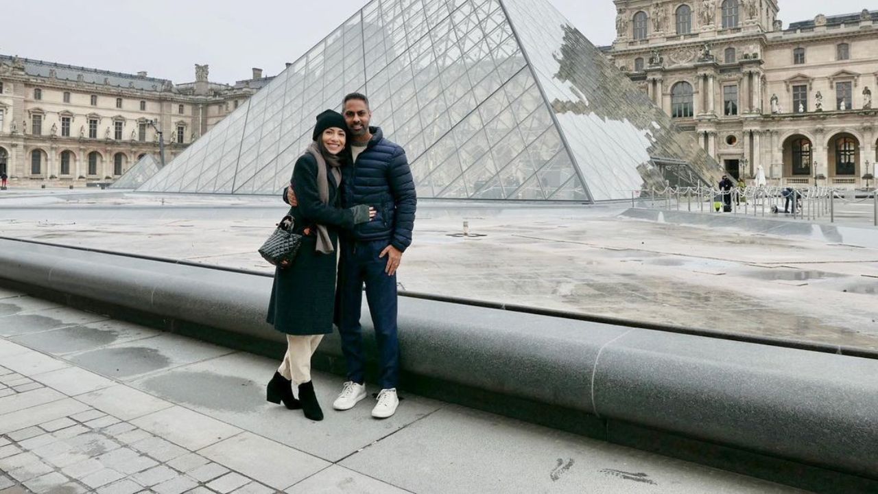 Ramit Sethi and her wife, Cassandra Campa.