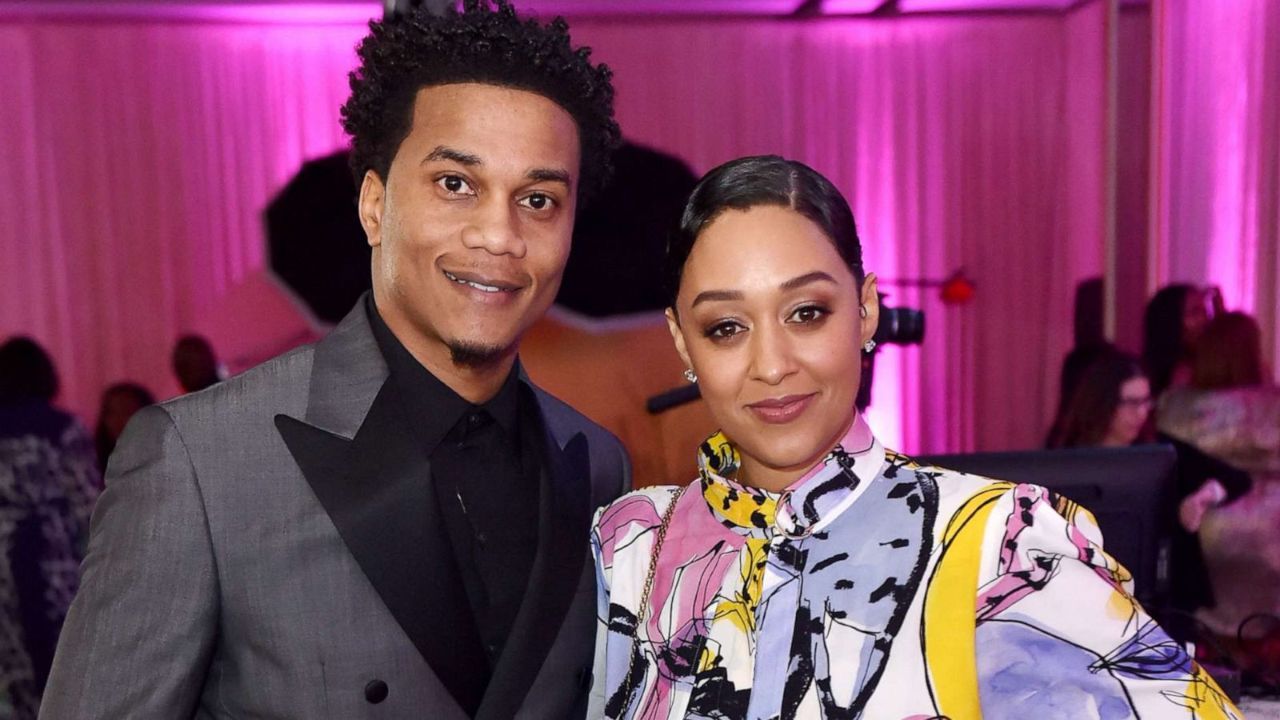 Tia Mowry with her ex-husband, Cory Hardrict.