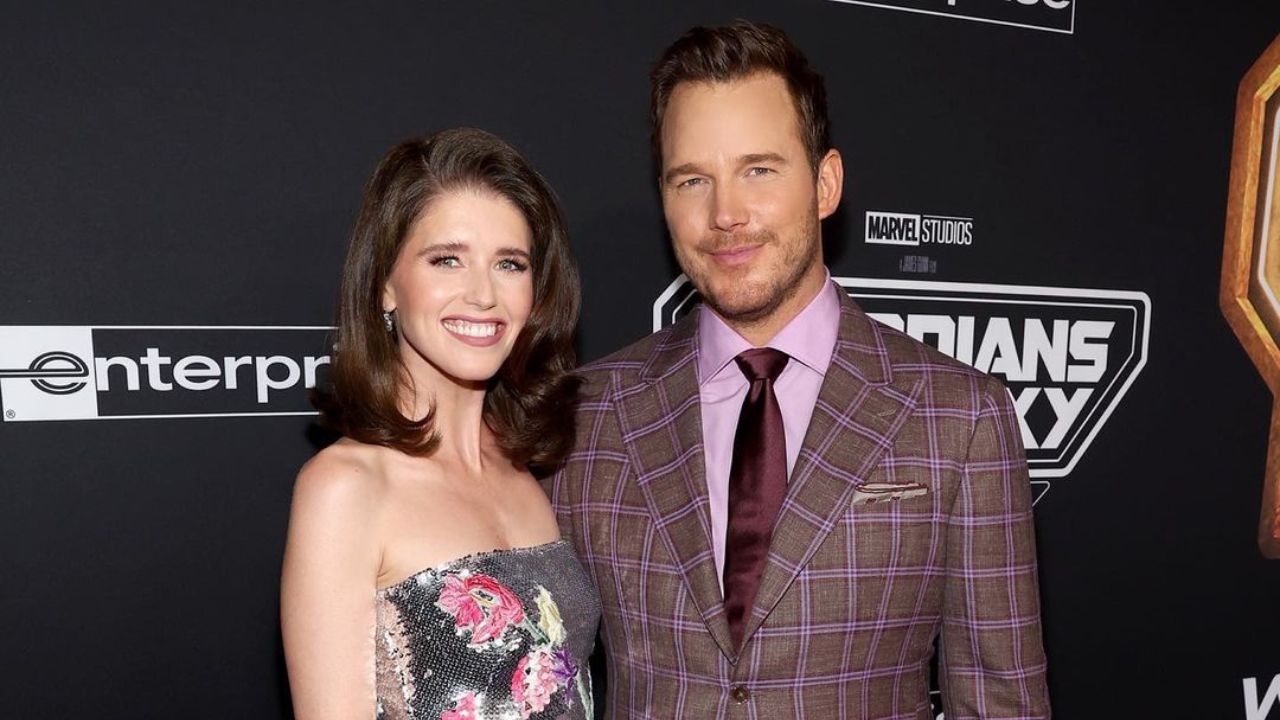 Chriss Pratt and his wife, Katherine Schwarzenegger.