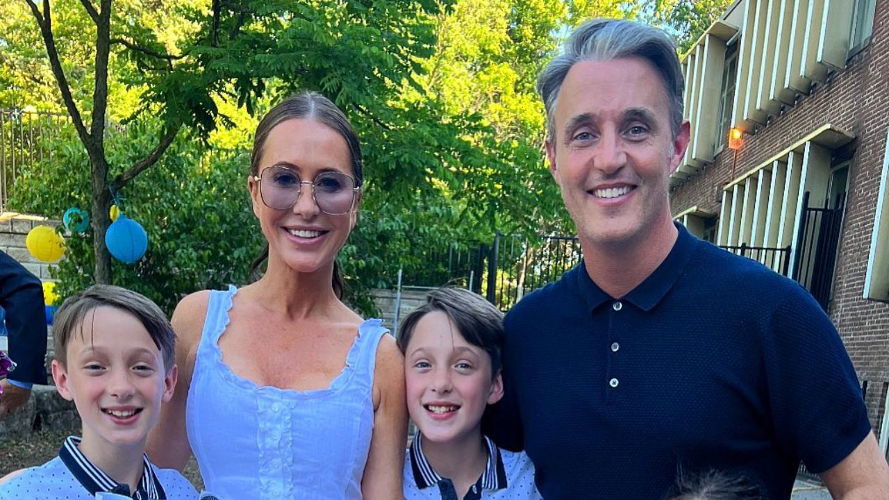 Jessica Mulroney's husband and children.