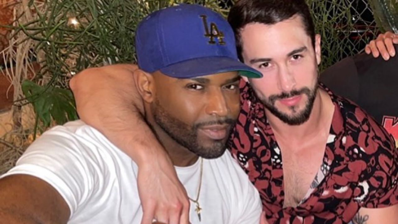 Karamo Brown and his partner, Carlos Mendel.