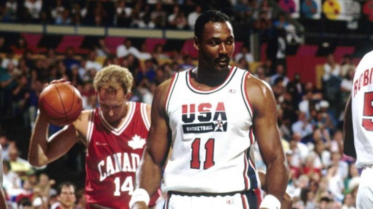 Karl Malone in the 1992 United States Dream Team.