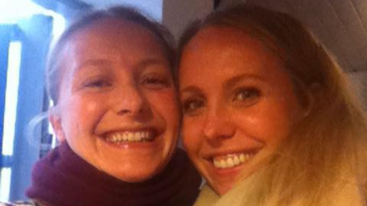 Real-life photo (image) of Pernille Kurzmann Larsen and her friend. 