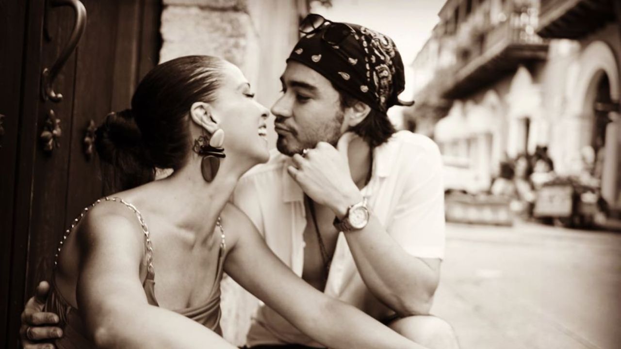 Carolina Miranda and her actual boyfriend/novio, Manuel Masalva. blurred-reality.com