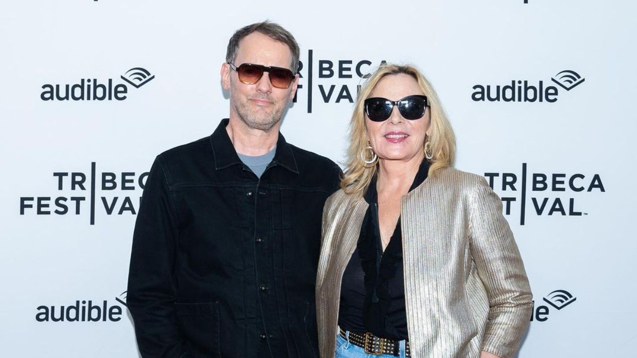 Kim Cattrall and her boyfriend, Russell Thomas. blurred-reality.com