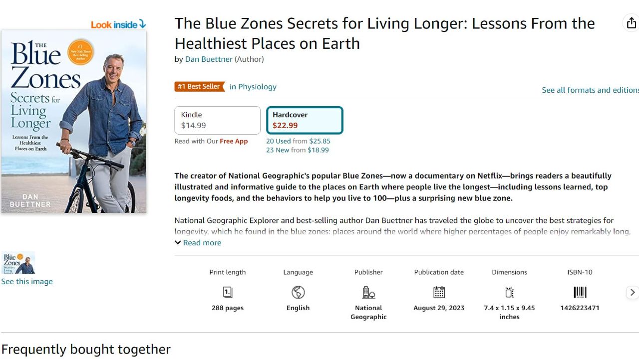 Dan Buettner's new book can be purchased from multiple platforms. blurred-reality.com