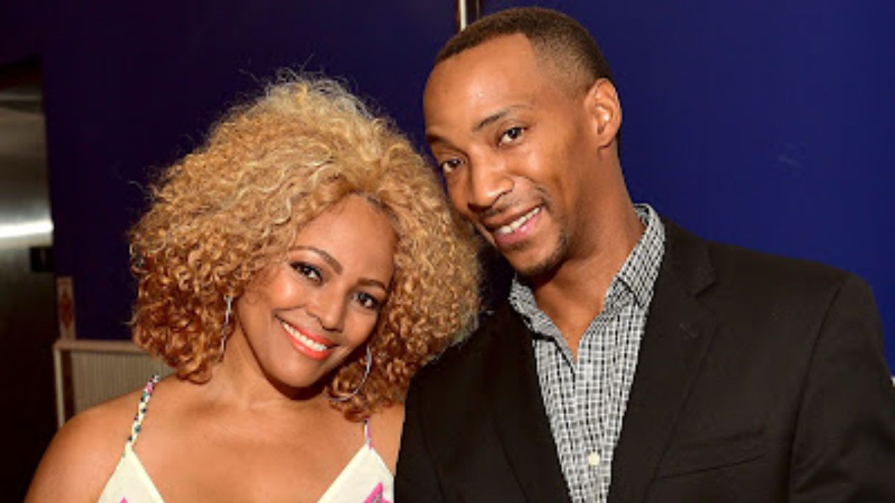 Kim Fields and her husband, Christopher Morgan. blurred-reality.com