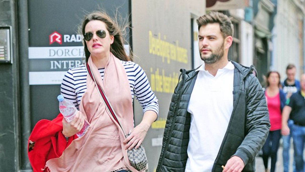 Michelle Ryan was twinning in denim jeans with her possible mystery boyfriend. blurred-reality.com