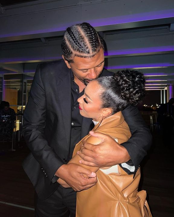 Angela Rye and her new boyfriend, Jalen Rose. blurred-reality.com