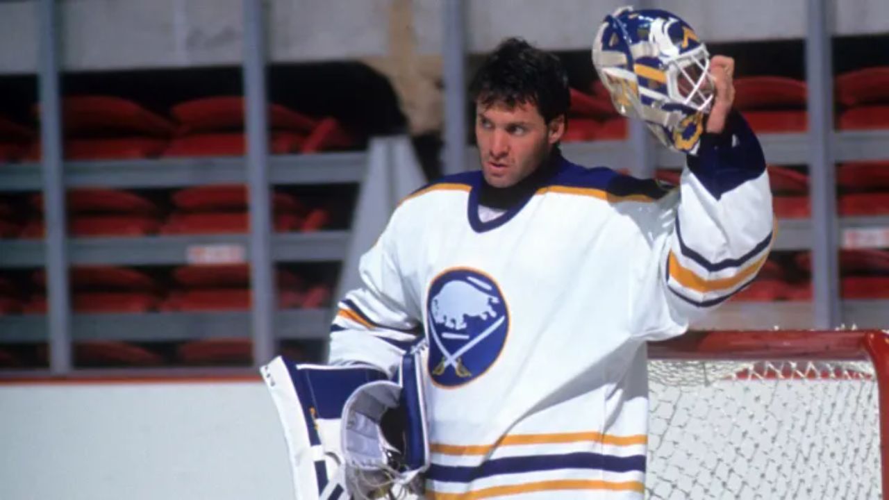Clint Malarchuk got his scar in 1989 after an opponent's blade cut his throat during an NHL game. blurred-reality.com