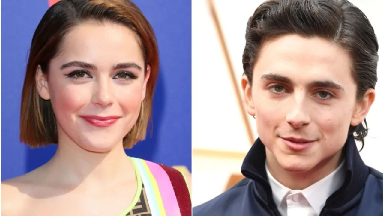 Kiernan Shipka and Timothée Chalamet are not related to each other. blurred-reality.com