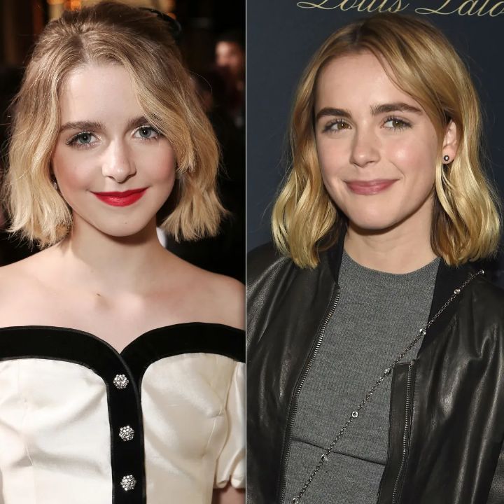 McKenna Grace and Kiernan Shipka are not related. They're not sisters. blurred-reality.com