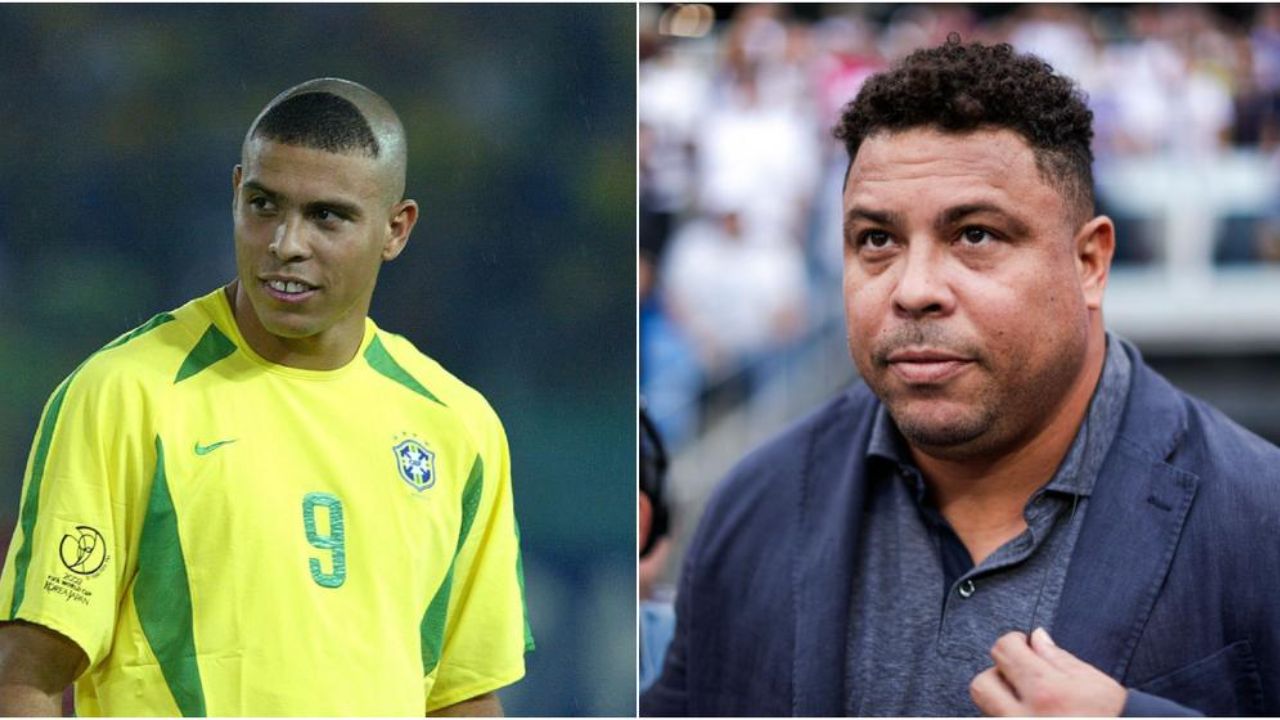 Ronaldo Nazario before and after weight gain. blurred-reality.com