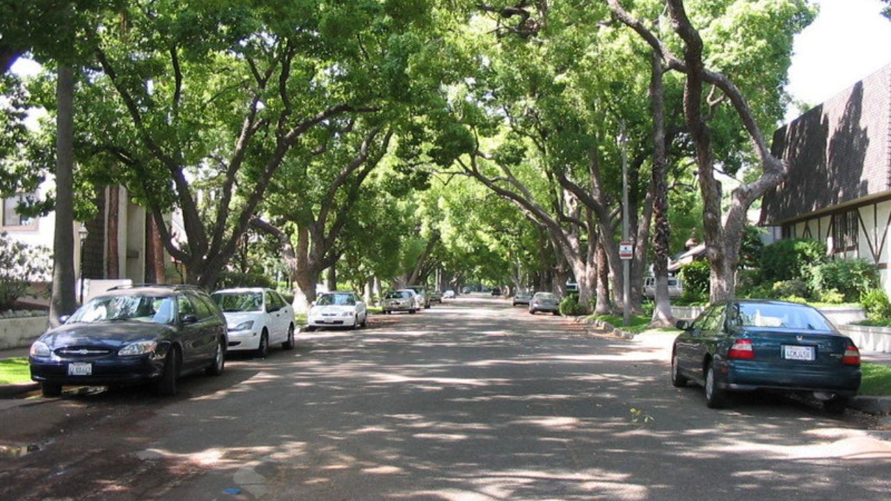 The exteriors of homes in Lessons in Chemistry were filmed in the South Pasadena neighborhood. blurred-reality.com