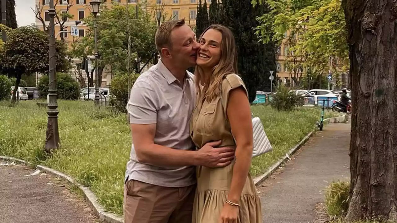 Aryna Sabalenka and Konstantin Koltsov have been dating since June 2021. blurred-reality.com