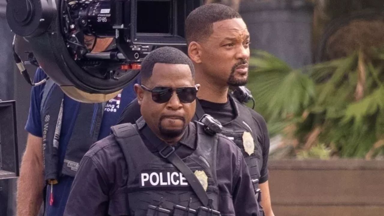 Martin Lawrence and Will Smith while filming Bad Boys 4. blurred-reality.com