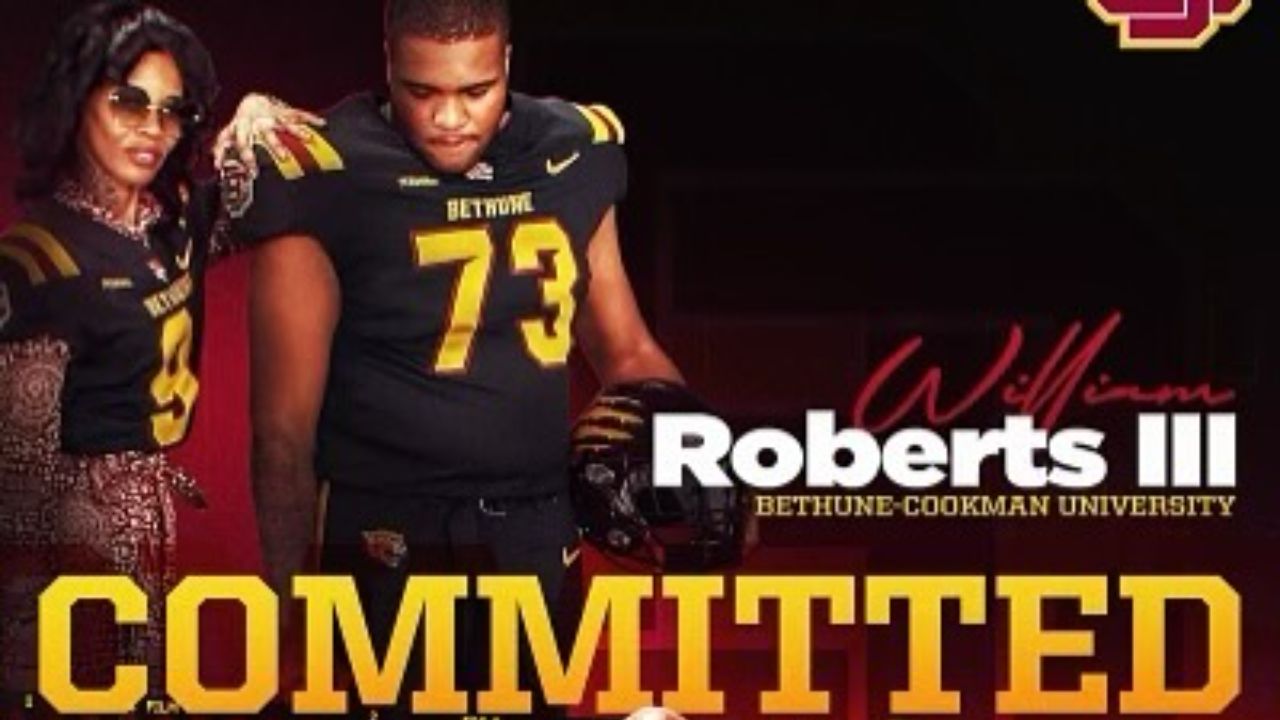 William Roberts III recently committed to play for Bethune-Cookman University. blurred-reality.com