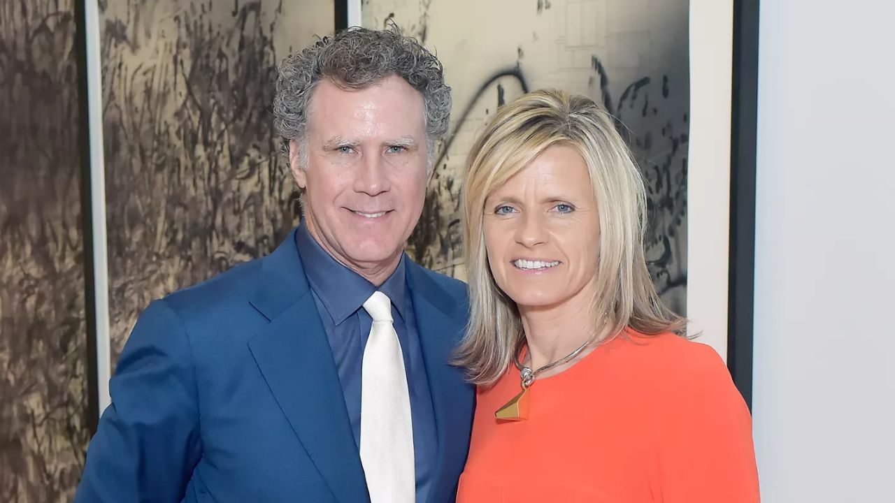 Will Ferrell and his wife, Viveca Paulin. blurred-reality.com