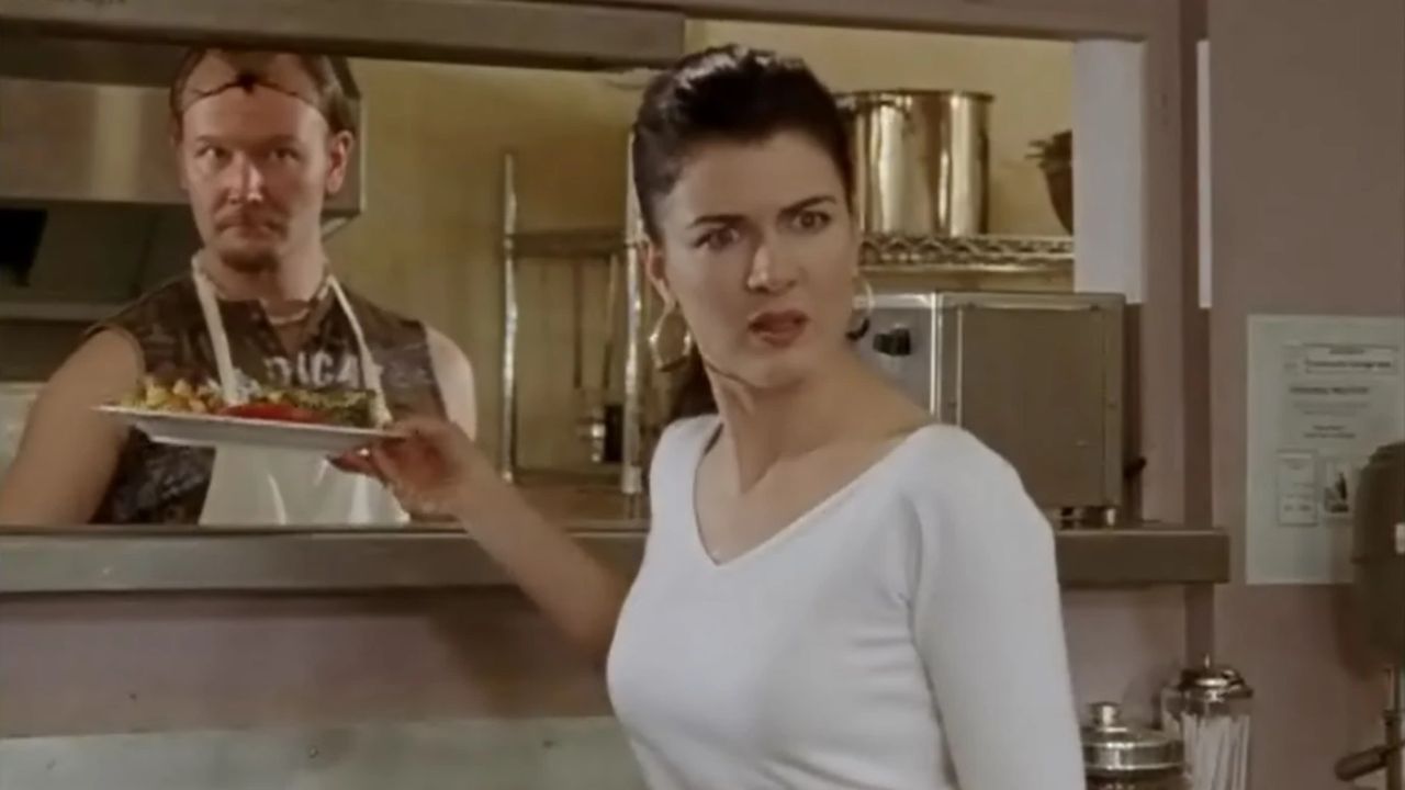 Gabrielle Miller as Lacey Burrows in Corner Gas. blurred-reality.com